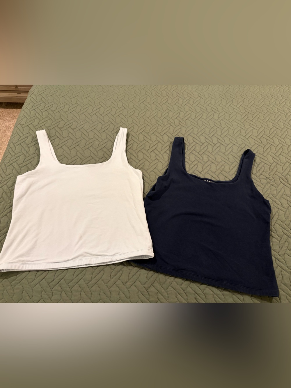 Old Navy Women’s Tank Tops - Light Blue & Navy (2-Pack)